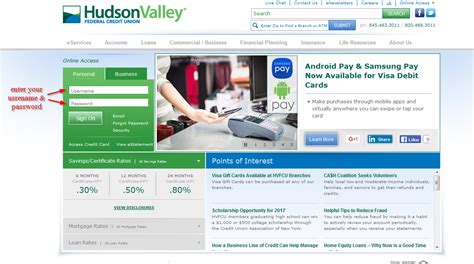 hudson valley online banking