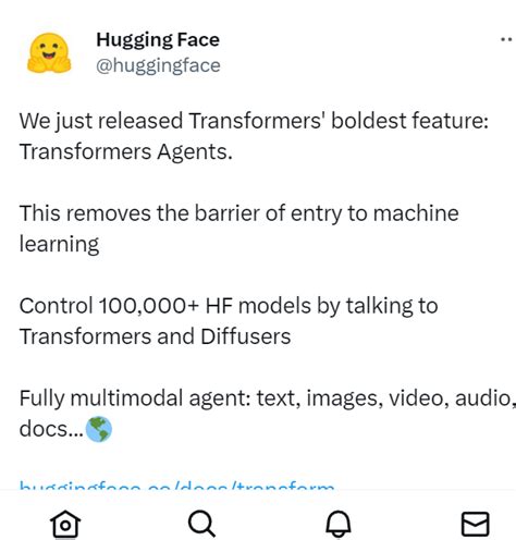 Huggingface Transformers Agent