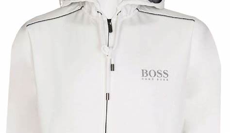 hugo boss girl's white sweatshirt