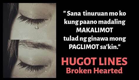 Hugot line for broken hearted - YouTube