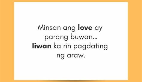 Pin by ⓙⓞⓐⓝⓝⓐ 👑 on hugot lines | Tagalog love quotes, Hugot quotes
