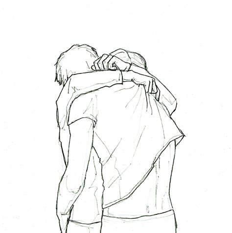 Best Hugs Sketches Drawings With Pencil