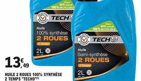 Huile Moteur 2 Roues 100 Synthese 2 Temps 2l Tech9