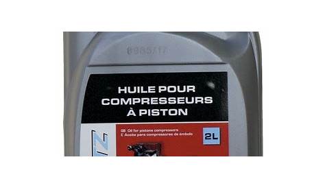 Huile Pour Compresseur A Piston Pour La Lubrification Du Groupe De