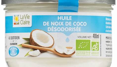 Huile De Noix De Coco Desodorisee 400 Ml Supermarche Bio