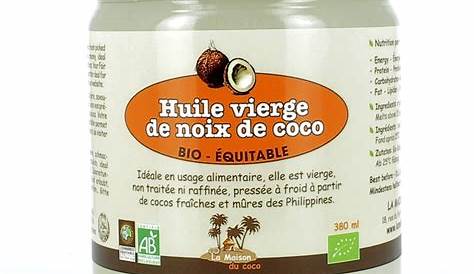 Huile De Coco Vierge Bio 1 6l Nutri Naturel