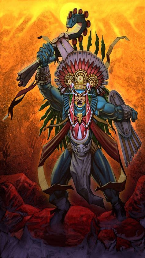 huitzilopochtli aztec god of what