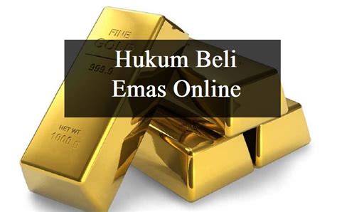 hukum beli emas online rumaysho