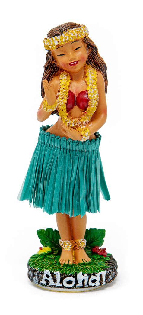 Hula Dancer Dashboard Doll
