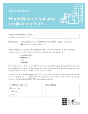 hull city council homesearch application form