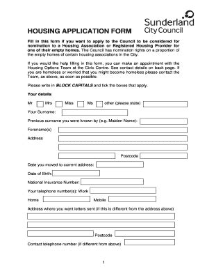 hull city council housing application form