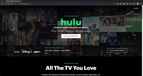 hulu live tv website