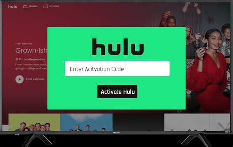 hulu login activate device code