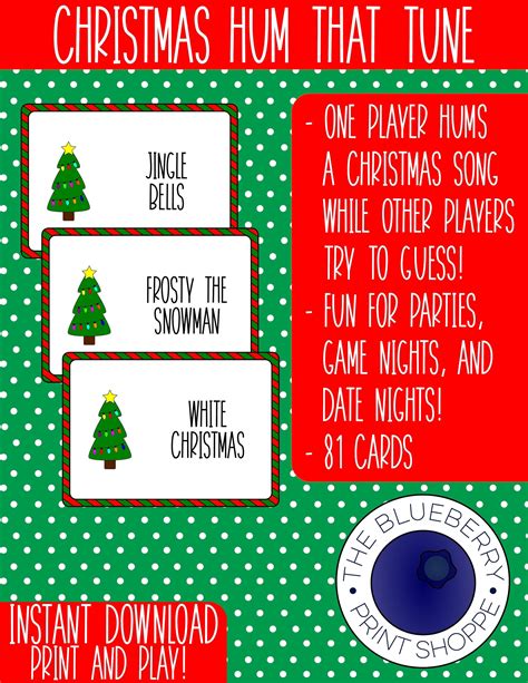 Hum That Tune Printable Game