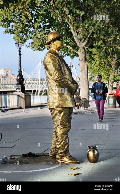 Human Gold Statue