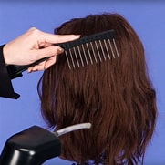 human hair wig frizz