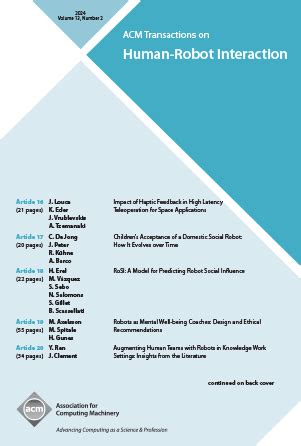 human robot interaction acm