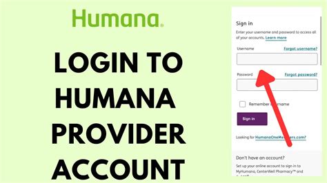 humana provider website login