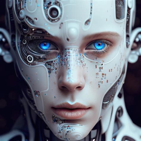 Humanoid Robot Front View