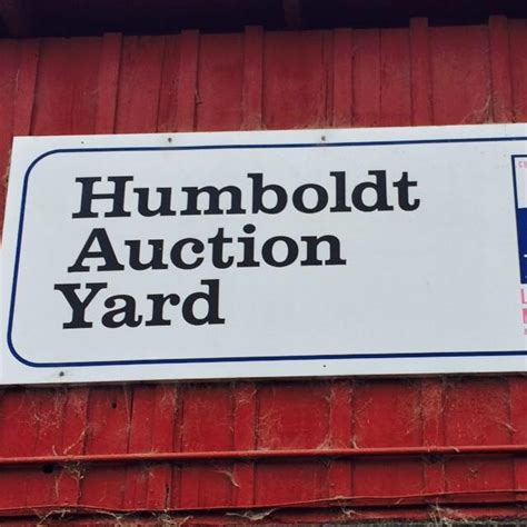 humboldt auction yard sale prices