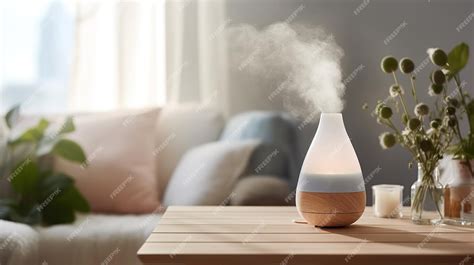 Humidifier Makes Table Wet