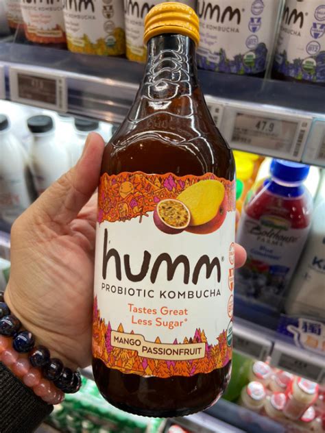 humm less sugar mango passionfruit kombucha