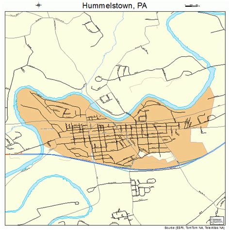 hummelstown pennsylvania map