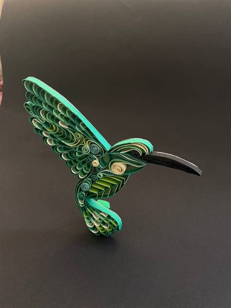 Hummingbird Quilling Pattern