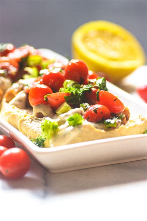 Hummus Dip With Vegetables