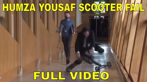 humza yousaf scooter video