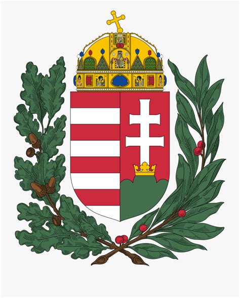 hungary flag with coat of arms