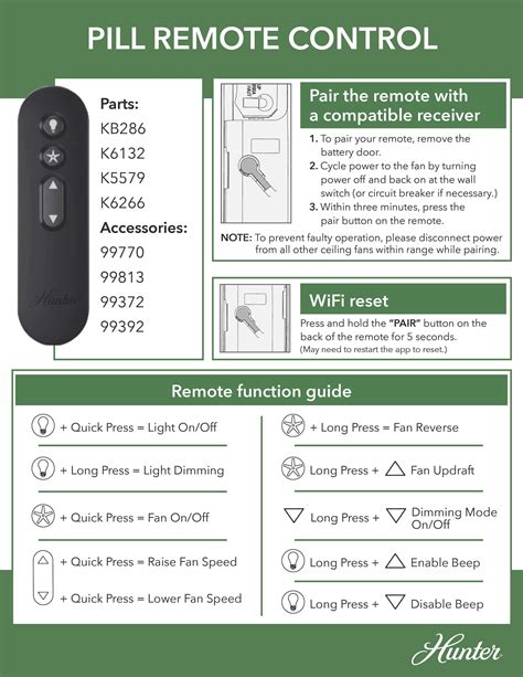 Hunter Fan Remote Receiver Installation