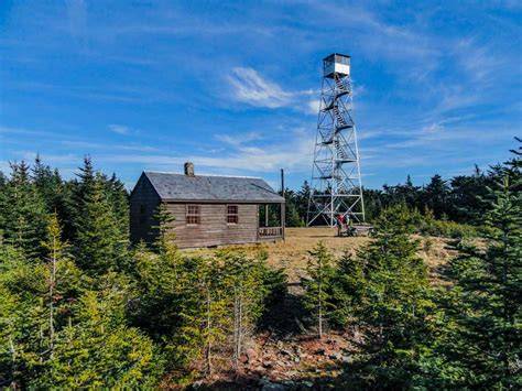 Hunter mountain in the Catskills New York USA hiking camping 