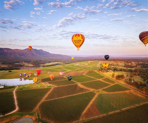 hunter valley hot air balloon package