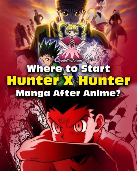 hunter x hunter manga after anime free