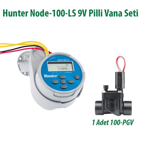 HUNTER NODE100 Battery Operated Irrigation Controller, Blue, S Buy