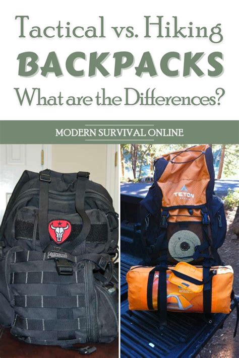 Hunting Backpack Vs Hiking Backpack