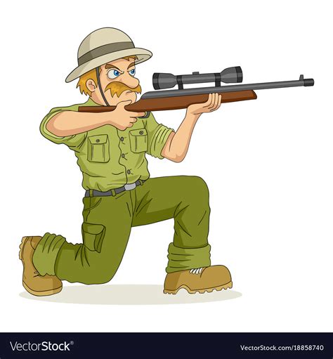 Hunting Rifle Cartoon