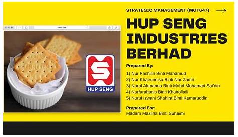 MONEY MASTER: Stock Pick: Hup Seng Industries Berhad