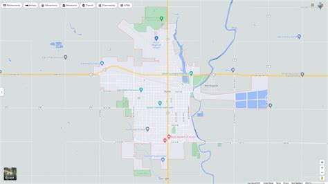 huron south dakota map