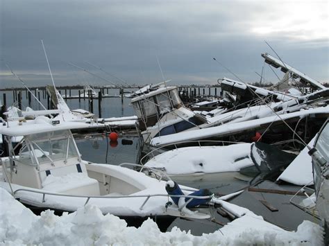 hurricane damaged boats