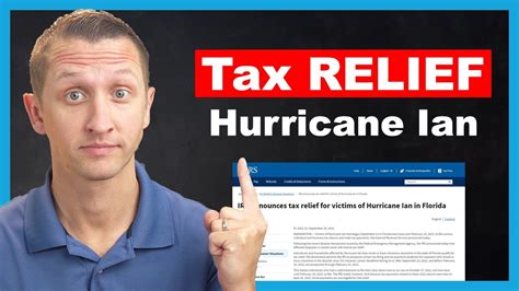 hurricane ian federal tax relief