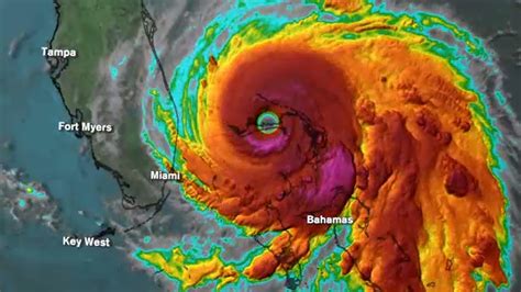 hurricane in florida today radar