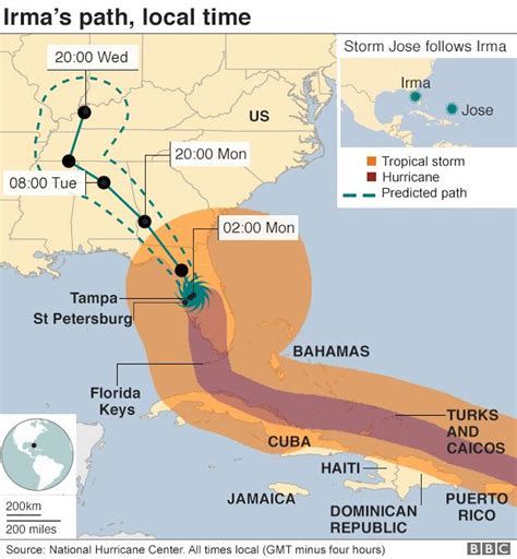 hurricane irma damage map