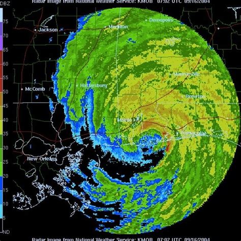 hurricane weather radar maps
