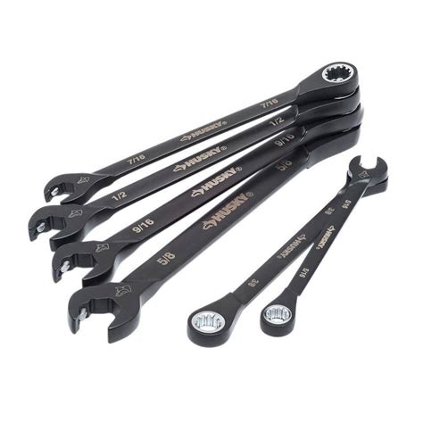 husky open end wrench set