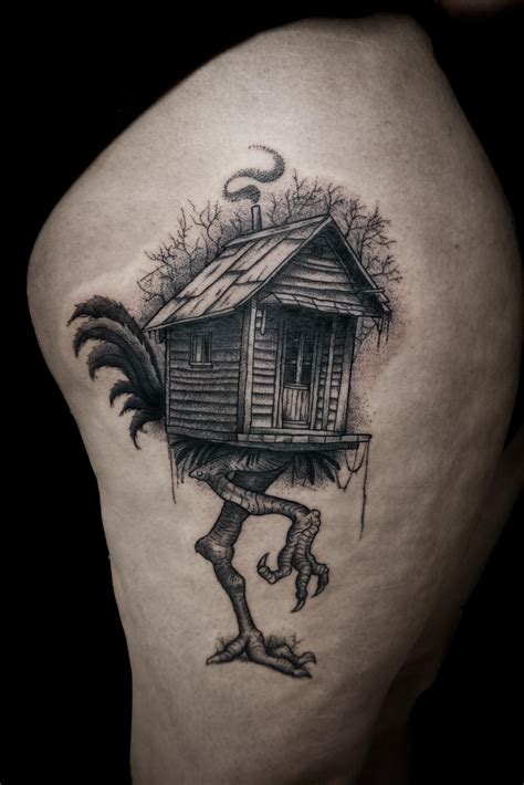 Baba Yaga's Hut (Hut on Fowls Legs) by Walt Walterson at Lucky Bird