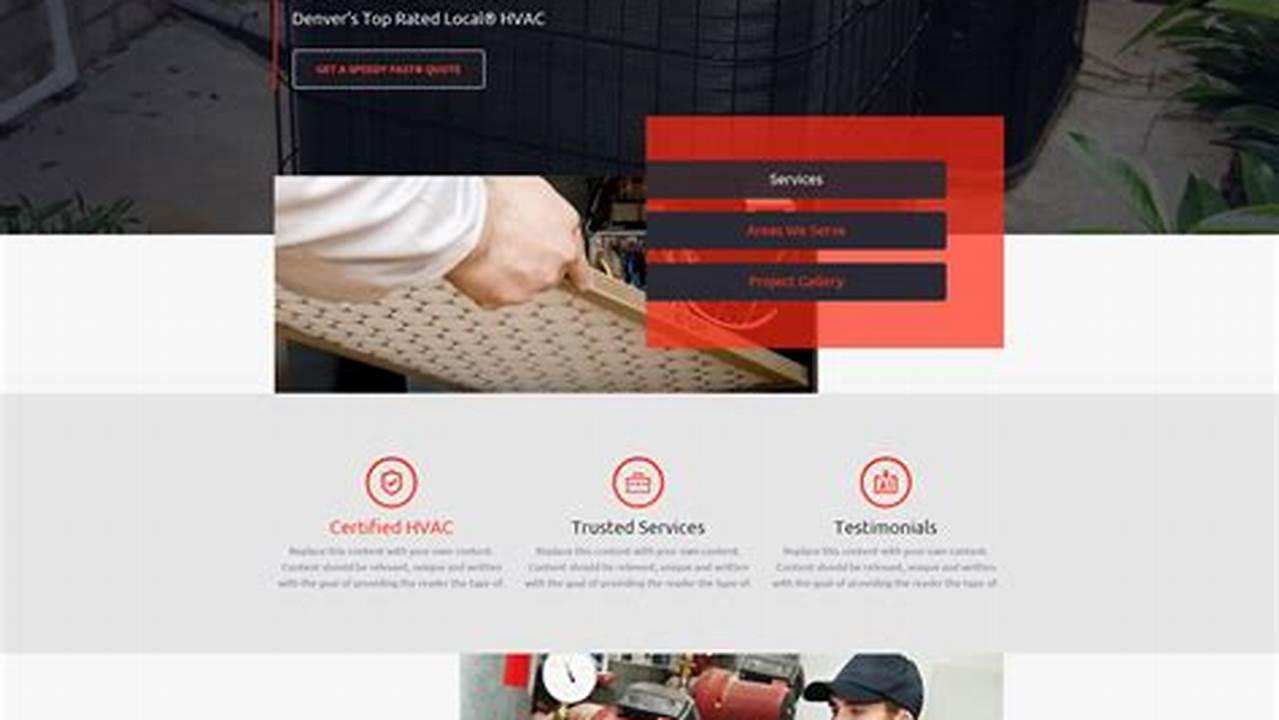 HVAC Website Template: Unlock Professionalism and Efficiency for Your Business