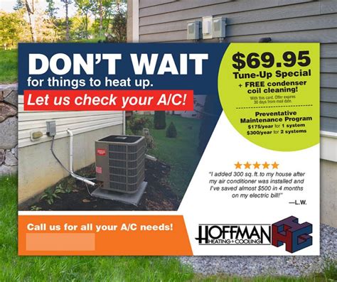 Hvac Direct Mail Postcards