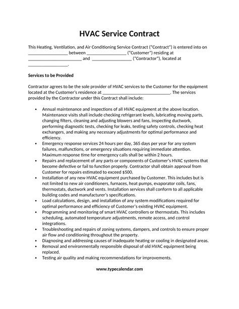 How to Write a HVAC Maintenance Contract [5+ Templates to Download